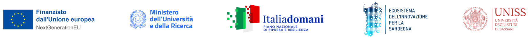 Funded by the European Union – NextGenerationEU · Ministero dell’Università e della Ricerca · Italia Domani · e.INS · UNISS