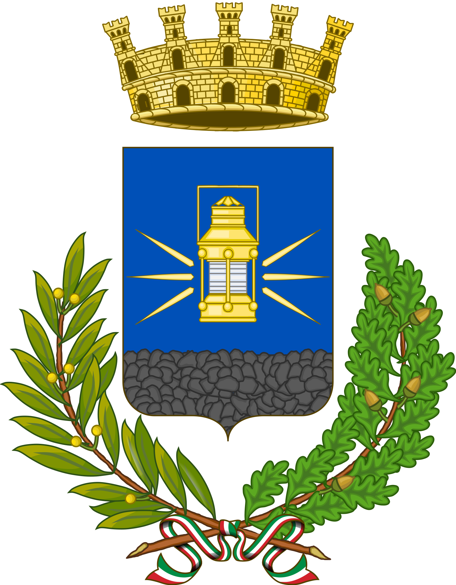 Coat of arms of the Municipality of Carbonia